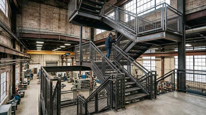 Escalier métallique sur mesure Revel